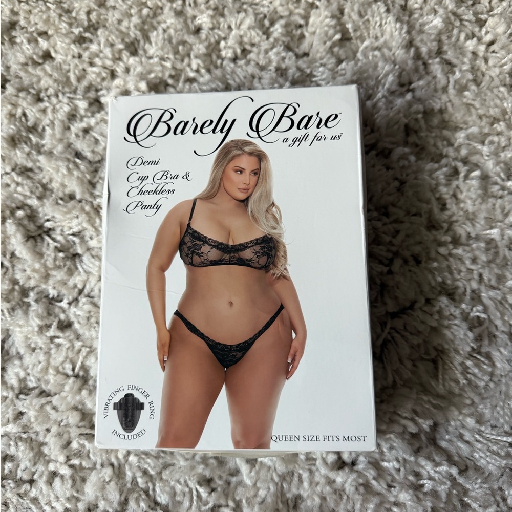 Barely bare women’s lingerie brand new in box never used